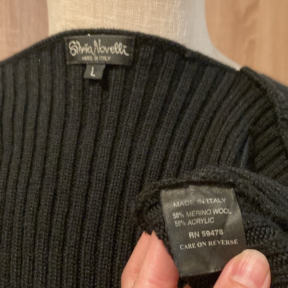 Silvia Novelli wool cardigan fits like S/M - Picture 4 of 4